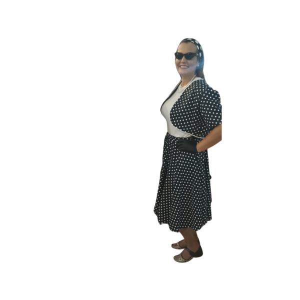 Anos 60 Conj. Bolero Preto - Image 2