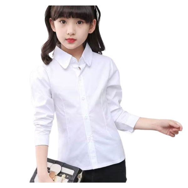 Camisa Social Feminina Infantil
