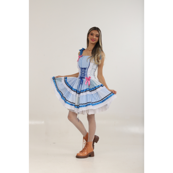 JFJ016 Azul Estampado (16 anos)