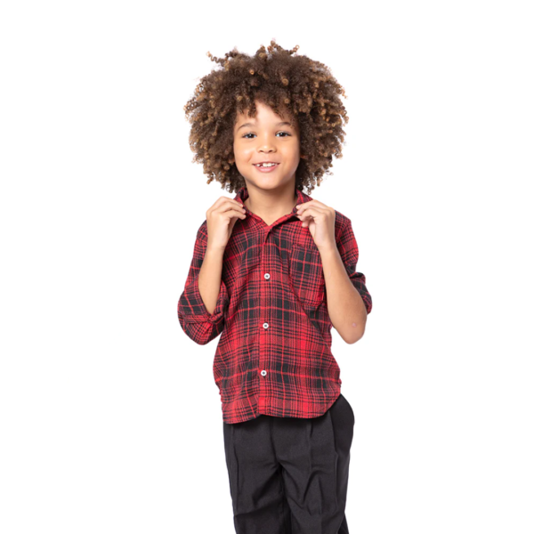 Camisa Xadrez Flanelada (8 anos)