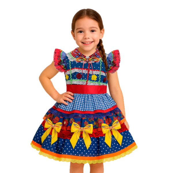 Vestido Junino Caramelinho