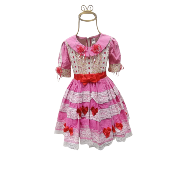 IFJ052 Rosa Poá e Vermelho (6 anos)