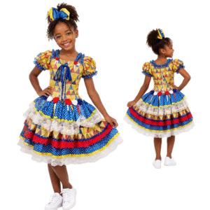 IFJ064 Amarelo e Azul C/ Alça (8 anos)
