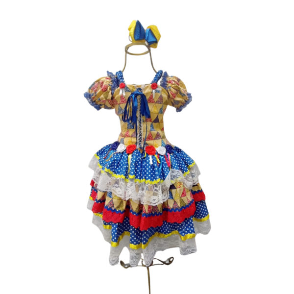 IFJ064 Amarelo e Azul C/ Alça (8 anos)