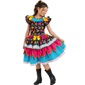IFJ071 Preto C/ Vestidos (12 anos)