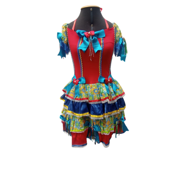 JFJ020 Corpo Vermelho Sianinha Dourada (14 anos)