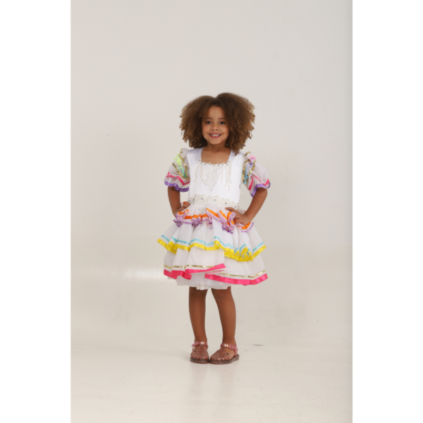 Vestido Junino Noiva Babado
