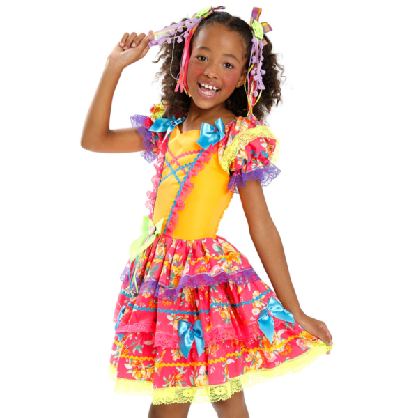 Vestido Junino Rose - Image 2