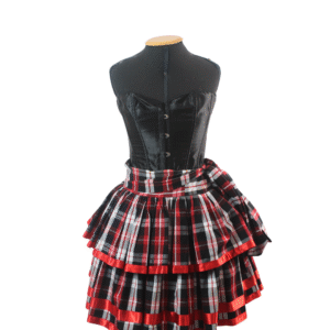 Saia Xadrez Vermelho (Nº38)